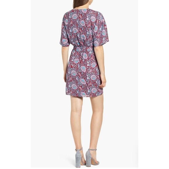 Rebecca Minkoff Janae Floral Wrap Dress - Picture 2 of 9